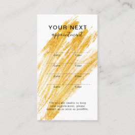 波モダンエレガントグリッター 予約カード