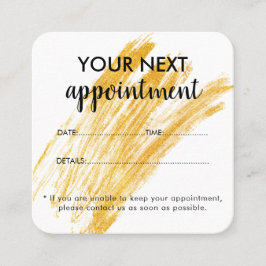 波モダンエレガントグリッター 予約カード