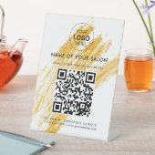 波モダンエレガントグリッター 台座サイン (インサイチュ)