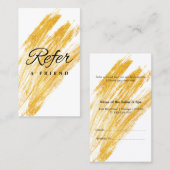 波モダンエレガントグリッター 紹介カード (正面/裏面)