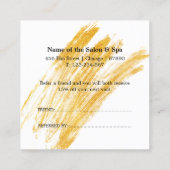 波モダンエレガントグリッター 紹介カード (裏面)