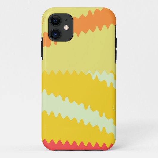 波モダン抽象芸術図 Case-Mate iPhoneケース (裏面)