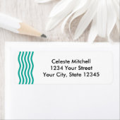 波モダン航海の模様 ラベル (インサイチュ)