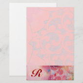 波モノグラム 便箋 (正面/裏面)