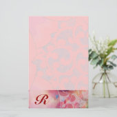 波モノグラム 便箋 (スタンド正面)