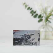 "波モンスター" 名刺 (スタンド正面)