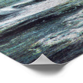 波モーターの崖ドライブビュー ポスター (角)