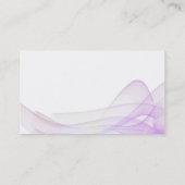 波ユニーク魅力的模様抽象芸術 名刺 (裏面)