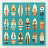 波ライダー ガラスコースター (正面)