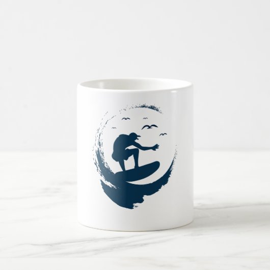 波ライダー コーヒーマグカップ (中央)