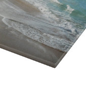 波ラッピング上のビーチターコイズブルー海 カッティングボード (角)