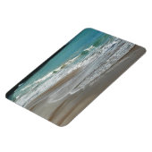 波ラッピング上のビーチターコイズブルー海 マグネット (左側)