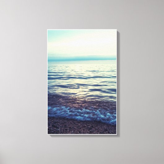 波リラックス波 キャンバスプリント (正面)