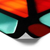 波上の帆船 ポスター (角)