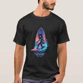 波乗りとちょっと疑問のある人生選択 Tシャツ
