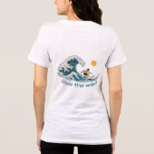 波乗りサーフィンTシャツ トライブレンドＴシャツ (裏面)