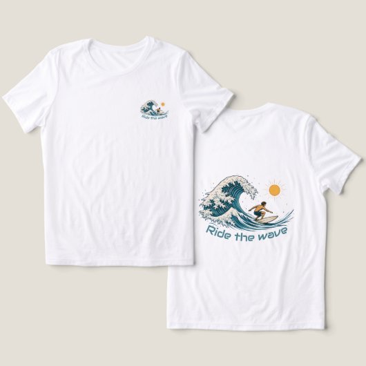 波乗りサーフィンTシャツ トライブレンドＴシャツ (デザイン正面&裏面)