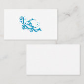 波付きマオリサーファーギフトアイディア 名刺 (正面/裏面)