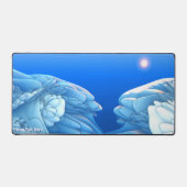 波凍ってい数 デスクマット (正面)