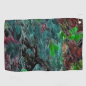 波動のある海藻又は海藻 ゴルフタオル (横)