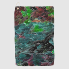 波動のある海藻又は海藻 ゴルフタオル