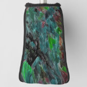 波動のある海藻又は海藻 ゴルフヘッドカバー (回転90)