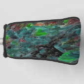 波動のある海藻又は海藻 ゴルフヘッドカバー (正面)