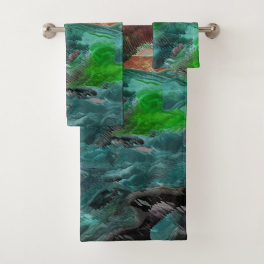 波動のある海藻又は海藻 バスタオルセット (インサイチュ)