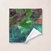 波動のある海藻又は海藻 バスタオルセット (ウォッシュタオル)