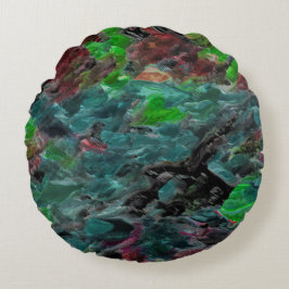 波動のある海藻又は海藻 ラウンドクッション