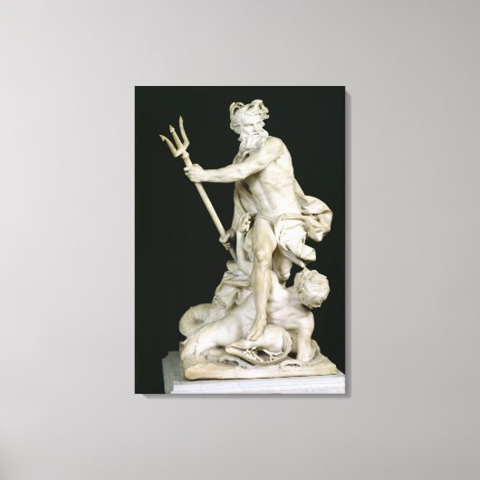 波動を静める海王星， 1757 キャンバスプリント (正面)