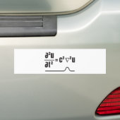 波動方程式 バンパーステッカー (車上)