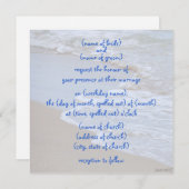 波動ii招待状 招待状 (正面/裏面)