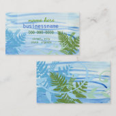 波及びシダのプロフィールカード 名刺 (正面/裏面)