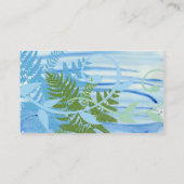 波及びシダのプロフィールカード 名刺 (裏面)