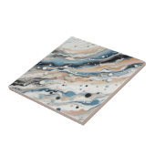 波及びドットのセラミックタイル タイル (側面)