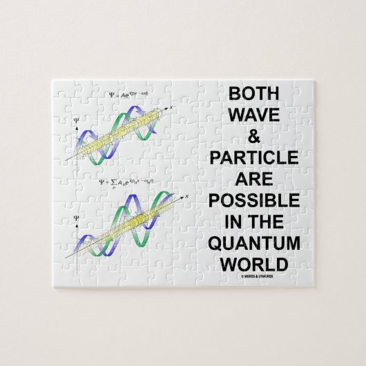 波及び粒子は両方Quantumで可能です ジグソーパズル (横)