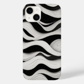 波型の線のアート Case-Mate iPhoneケース (裏面)
