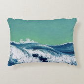 波型アクセント枕 アクセントクッション (正面)