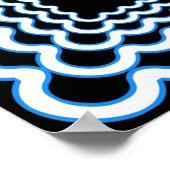 波型フレームポスター ポスター (角)