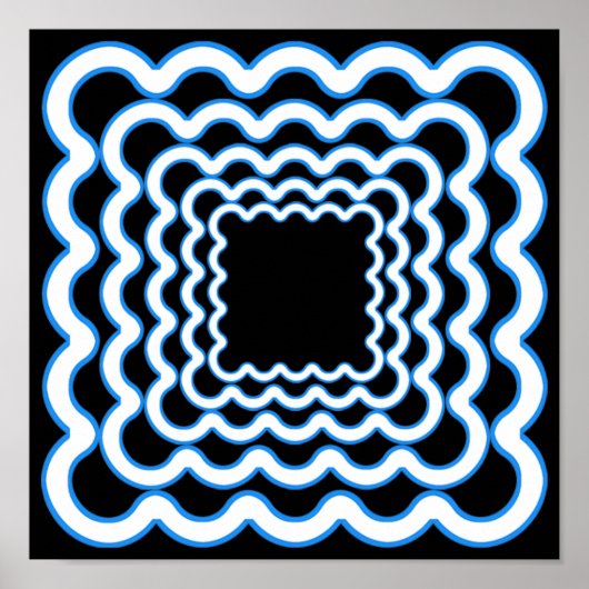 波型フレームポスター ポスター (正面)