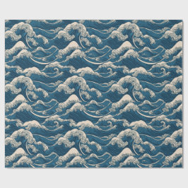 波型日本のラッピング紙 ラッピングペーパー