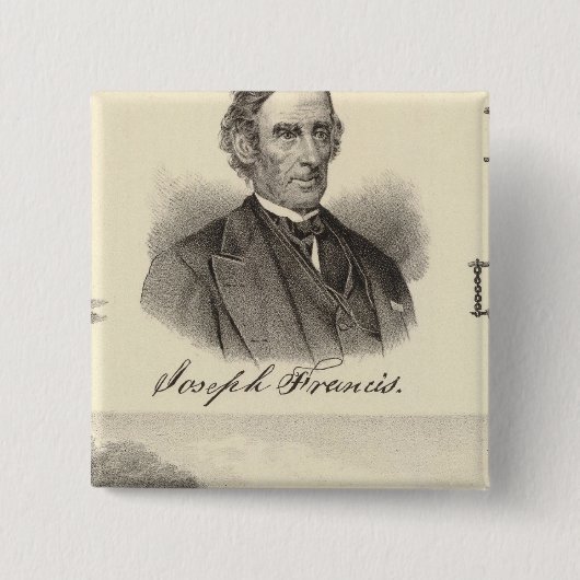 波型鉄蒸気ヨット 缶バッジ (正面)