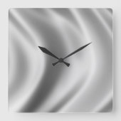 波型 スクエア壁時計 (正面)