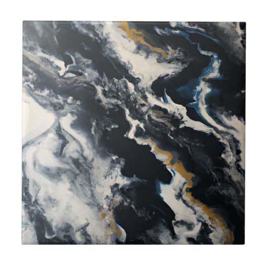 波大理石セラミックタイル タイル (正面)