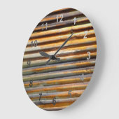 波形さび ラージ壁時計 (傾斜)