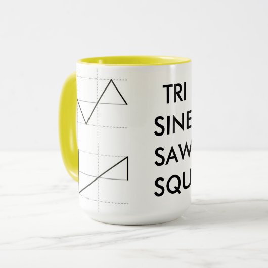 波形のマグ マグカップ (正面左)