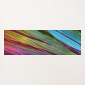 波形カラフルグラフィック ヨガマット (裏面(横))