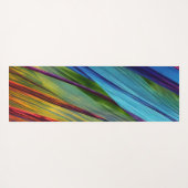 波形カラフルグラフィック ヨガマット (裏面(横))
