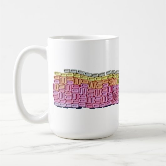 波形キャンディ1 コーヒーマグカップ (左)